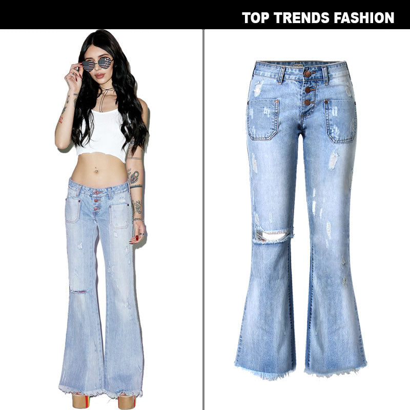 ELC Annette Flared Denim Jeans