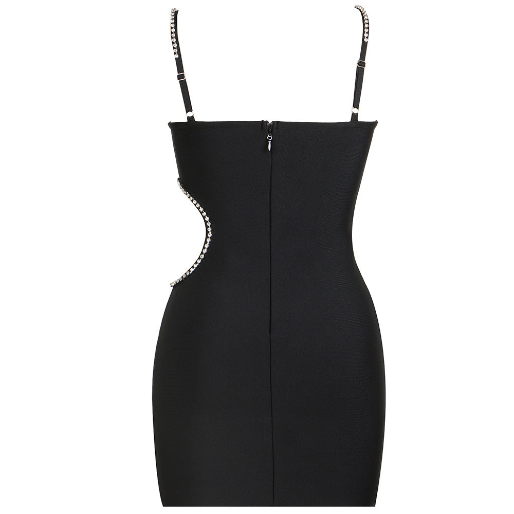 Ema LX Backless Hollow Out Dress