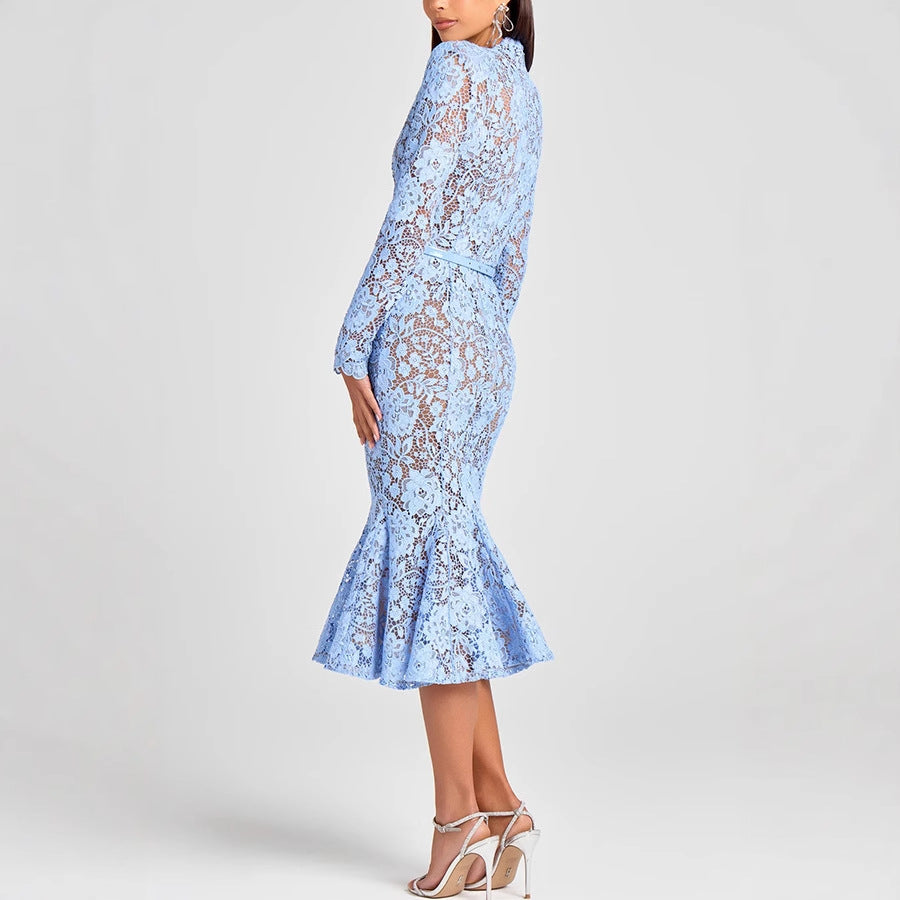 Gabriella Lace Long Sleeve Dress