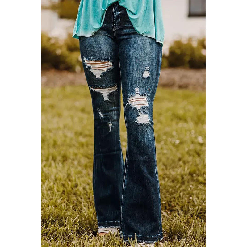 Sarah Ripped Denim Jeans