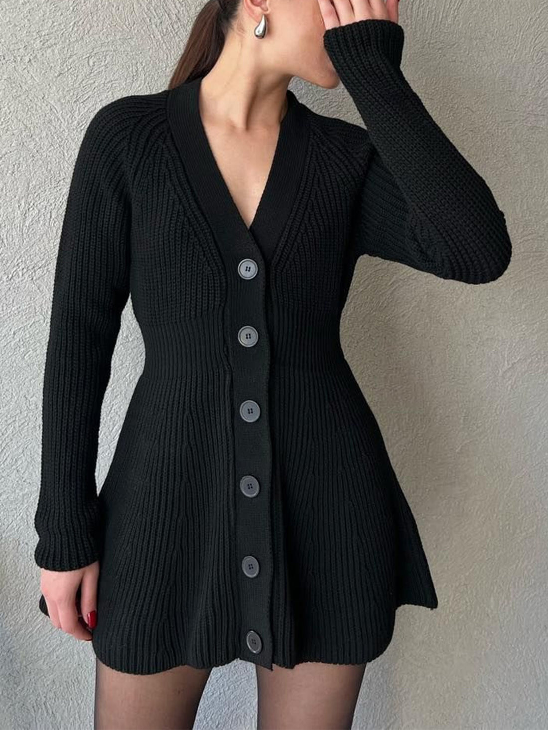 ELC Simone Long Sleeve Sweater Dress