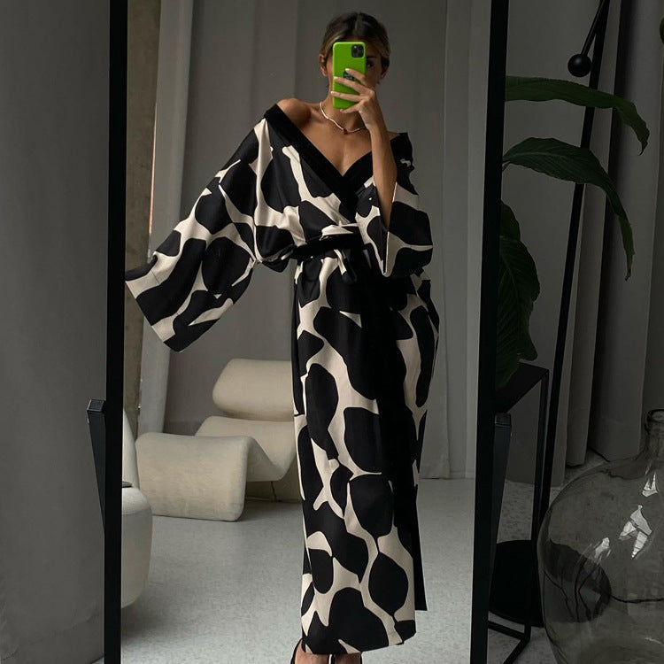 Alexa Nightgown Robe Lounge Wear – Revella The Label