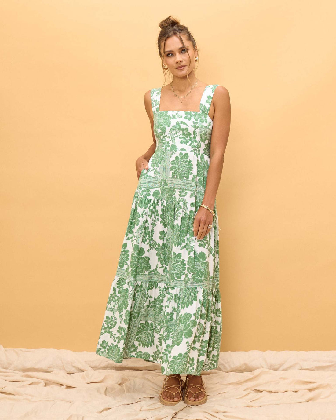 Carina Spaghetti Strap BOHO Dress