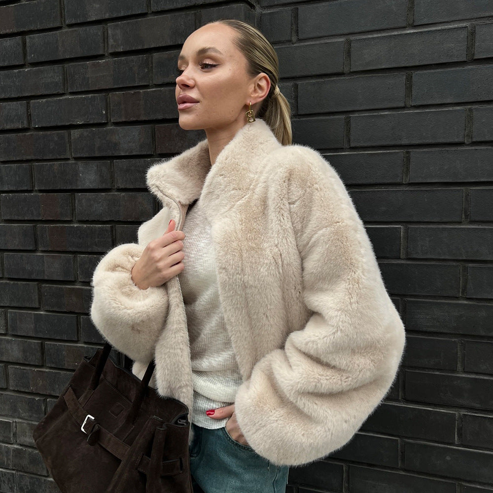 ELC Sarah Collared Plush Coat
