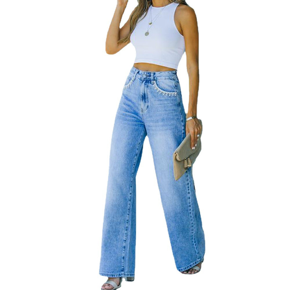 Aileen Wide Legged Jeans