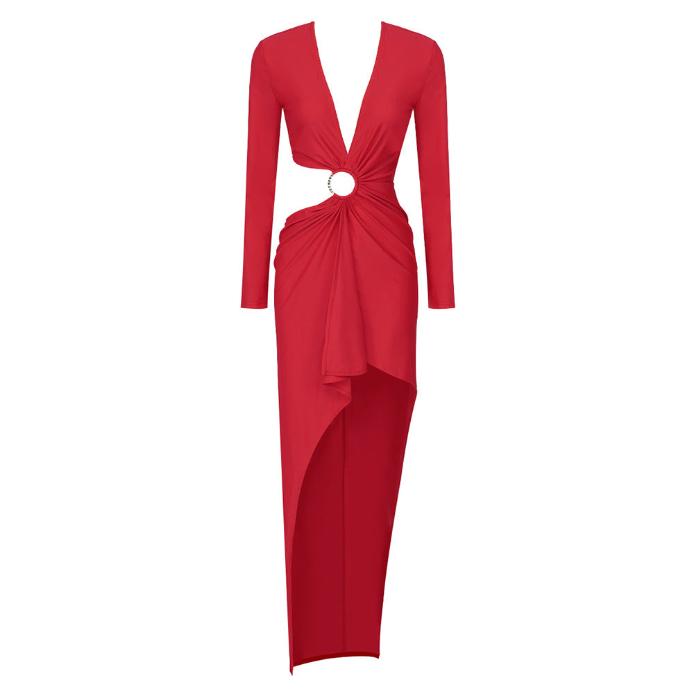 sammie deep v skater dress by the way. Sammie Deep V Skater Dress in Red