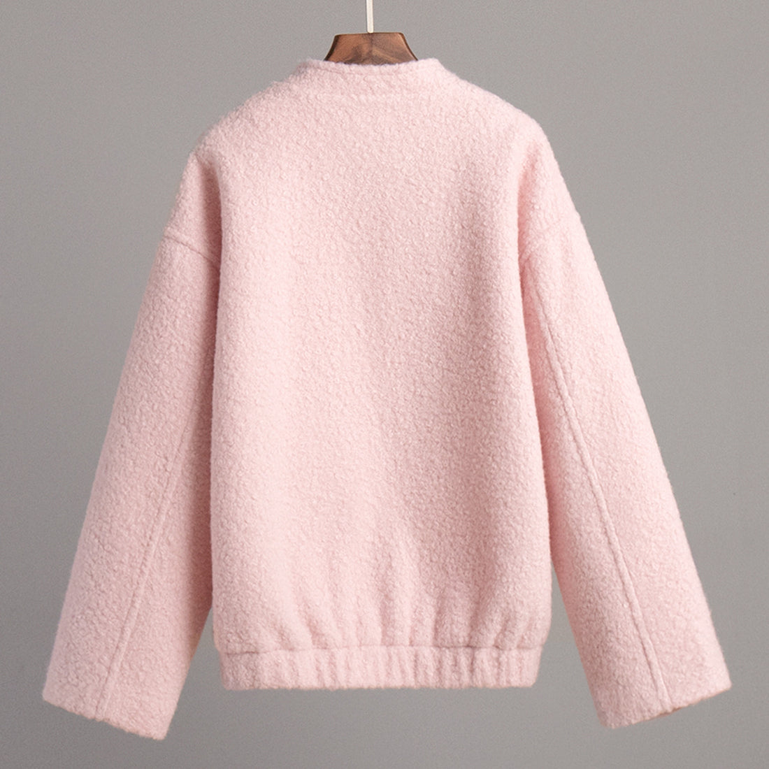 Elaine Pink Furry Jacket Coat