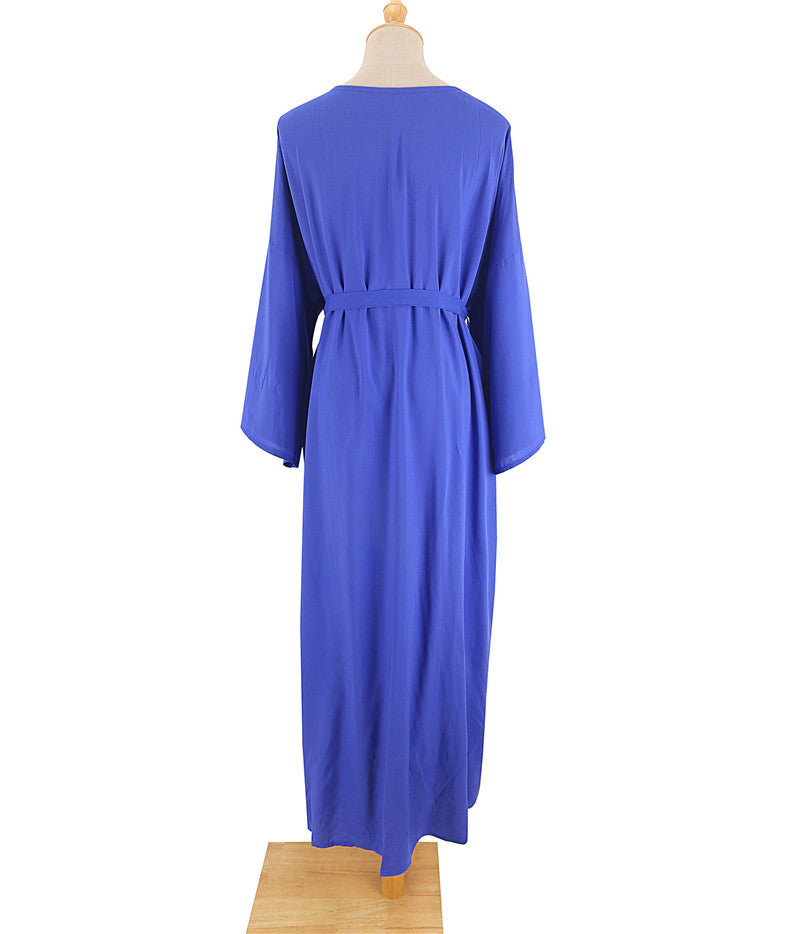 Sonya Long Sleeve Beach Cover Up with Belt