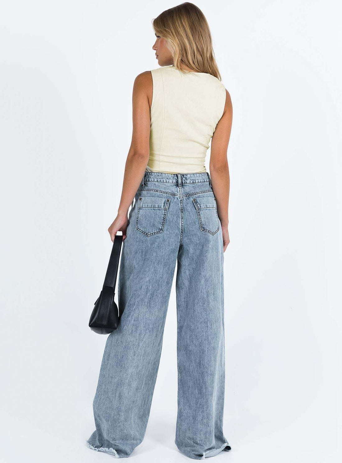 ELC Simone Loose Wide Leg Denim Jeans