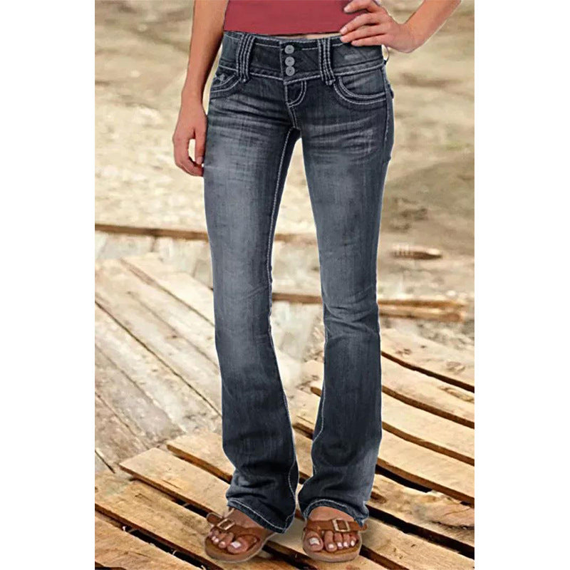 Samantha Retro Hip Hugger Jeans