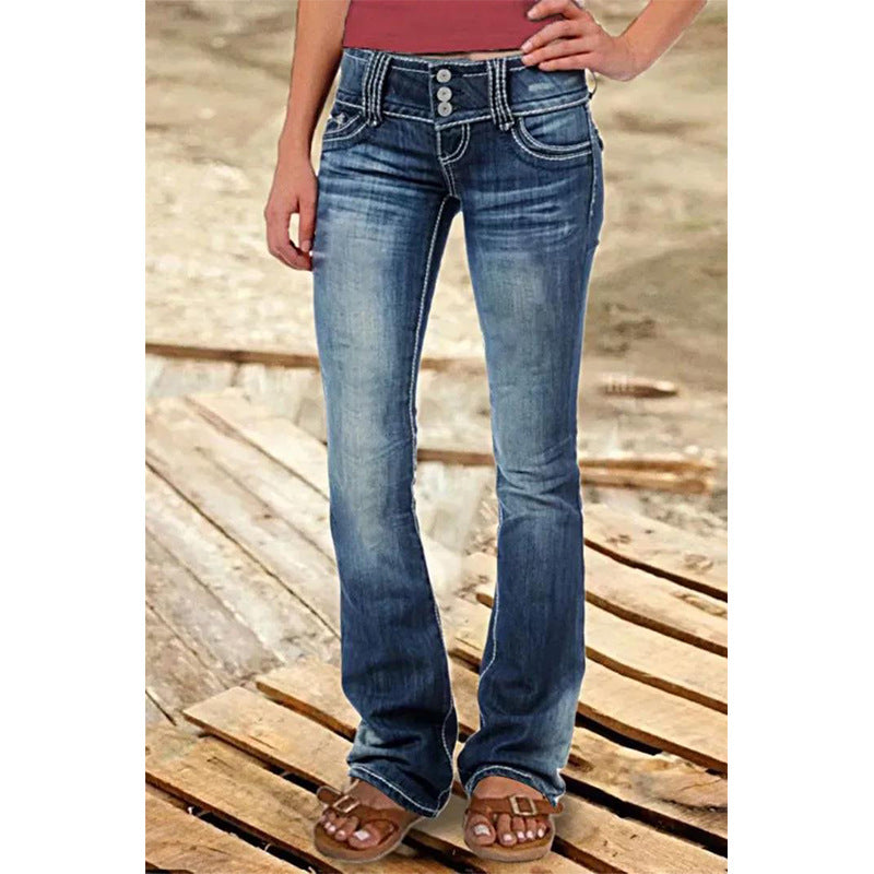 Samantha Retro Hip Hugger Jeans