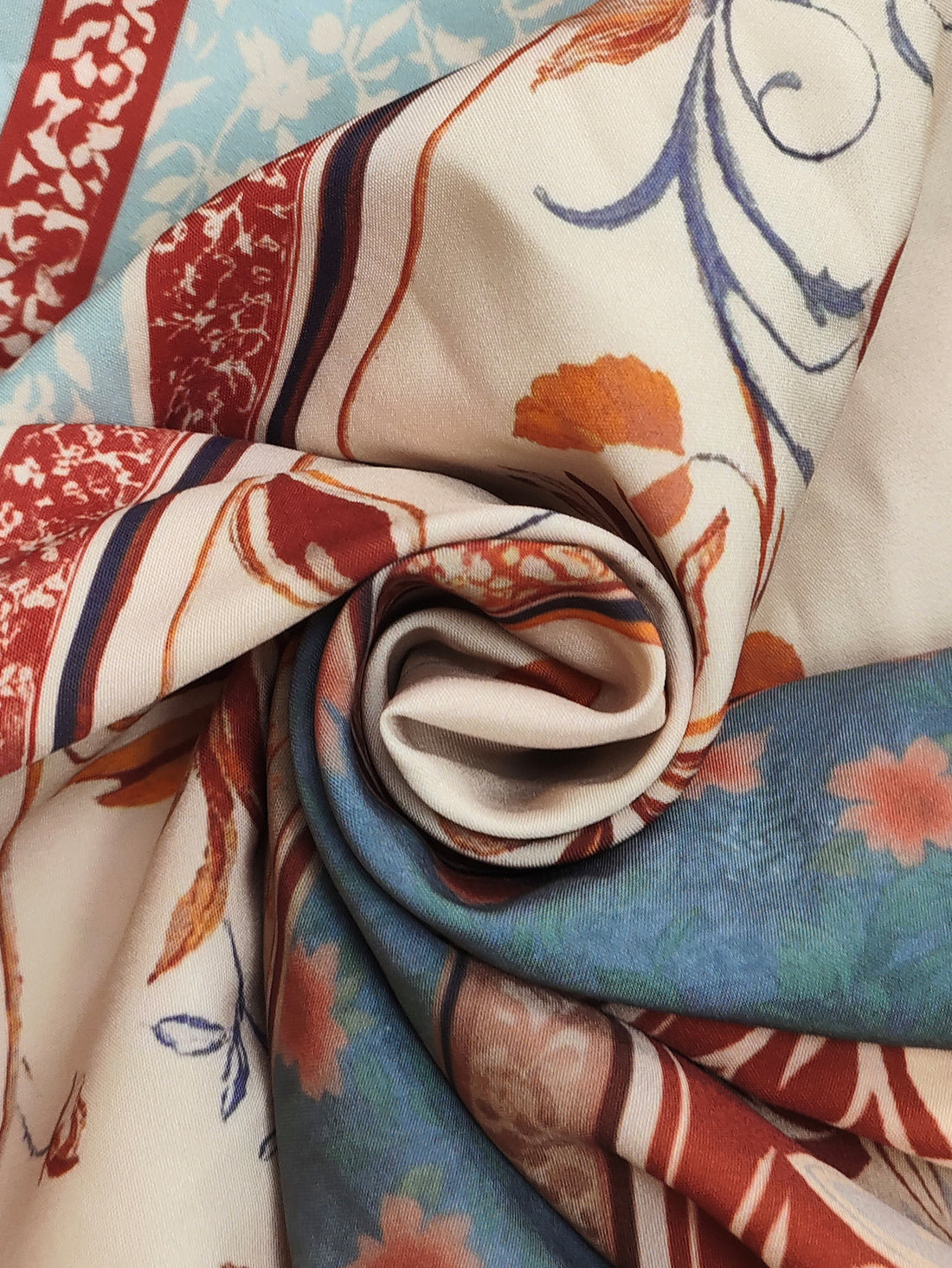 Simone BOHO Printed High Waist Loose Wide Leg Pants