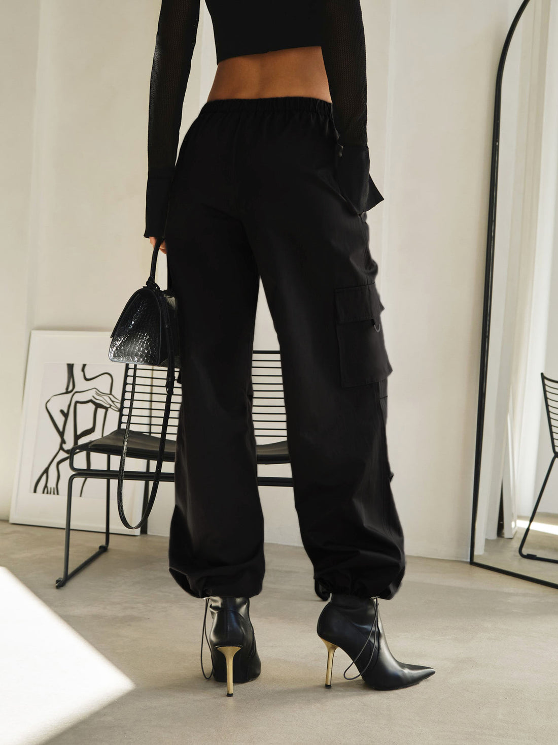 ELC Jolana Loose Cargo Drawstring Pant