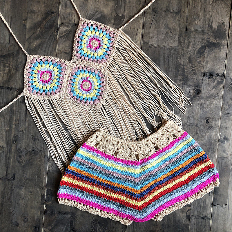 Tania BOHO Hand Crochet Bikini Swimsuit