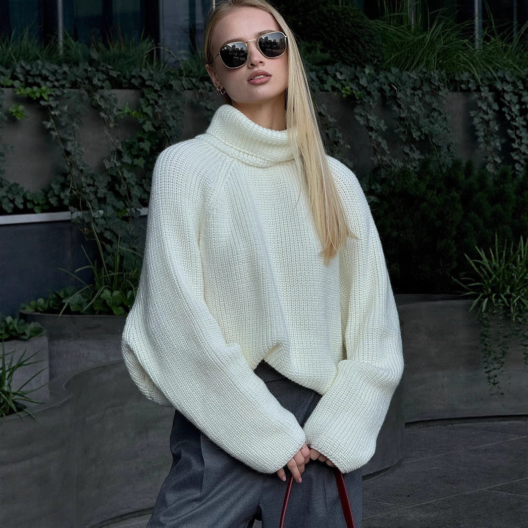 ELC Allegra High Collar Pullover Sweater
