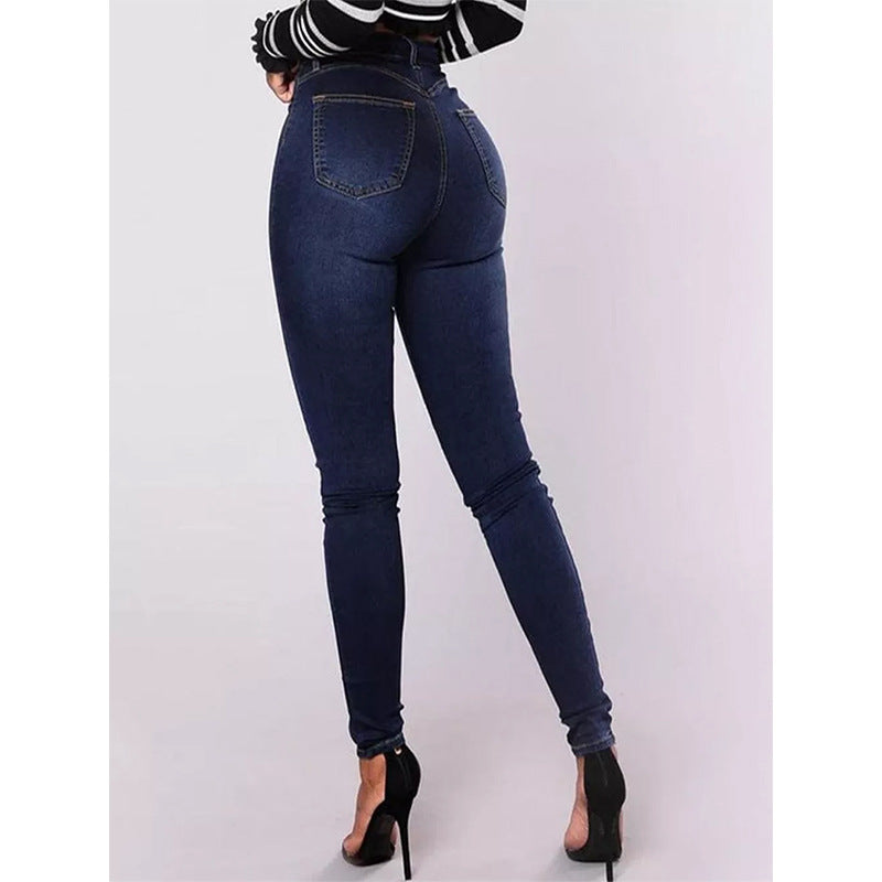 Lyndsey High Waist Slim Stretch Jeans