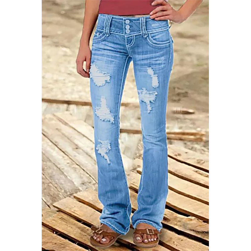 Samantha Retro Hip Hugger Jeans