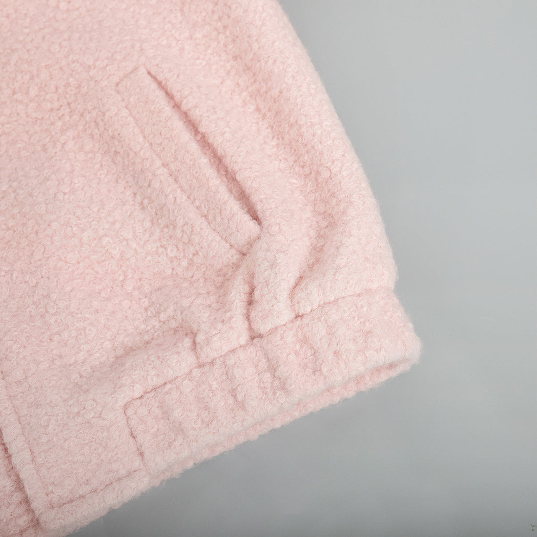 Elaine Pink Furry Jacket Coat