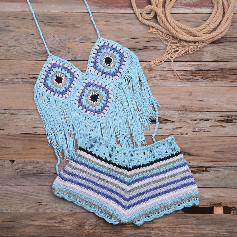 Tania BOHO Hand Crochet Bikini Swimsuit