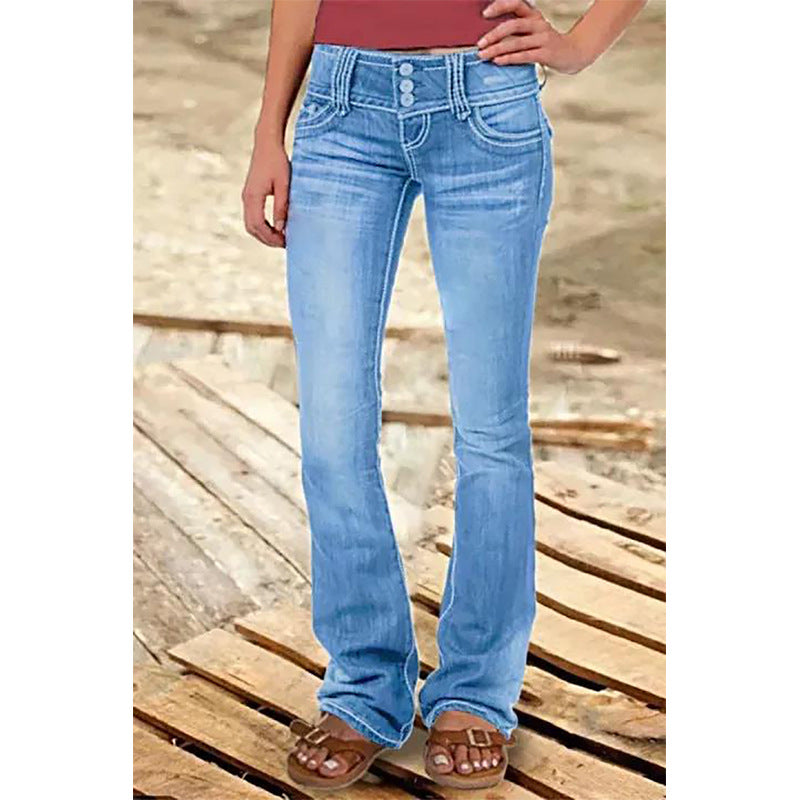 Samantha Retro Hip Hugger Jeans