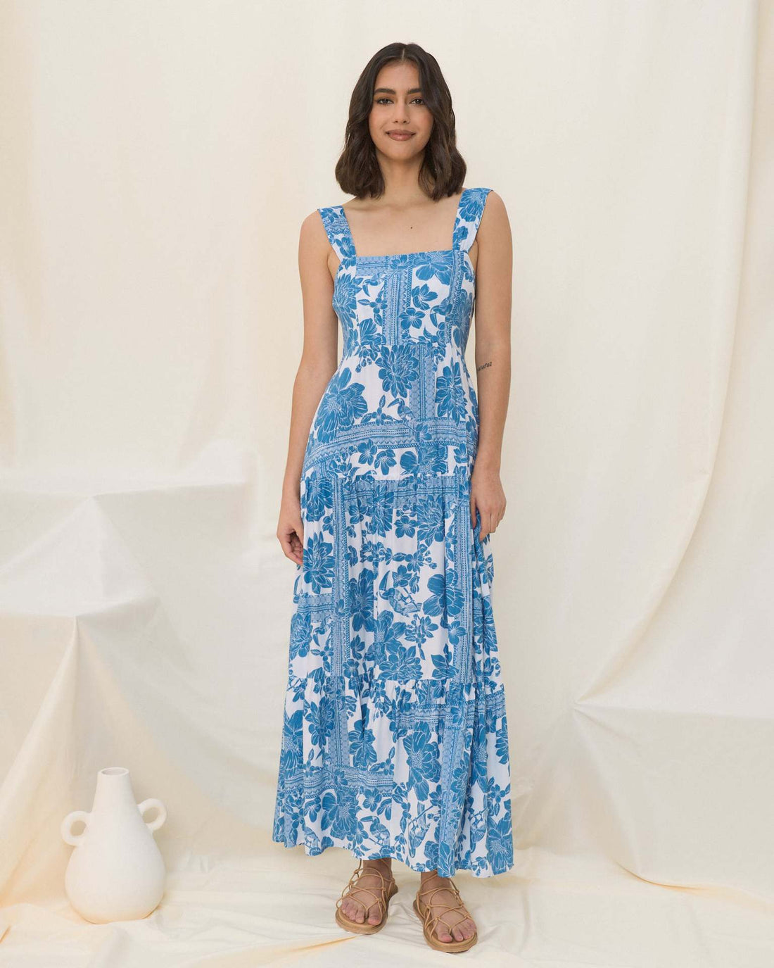 Carina Spaghetti Strap BOHO Dress