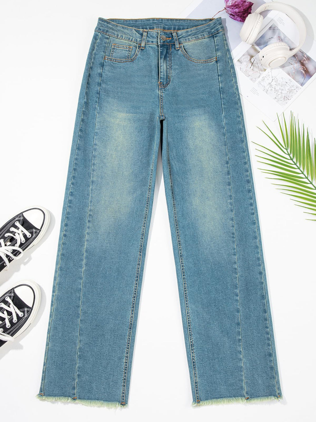 Simone  Straight Leg Comfortable Stretch Jeans