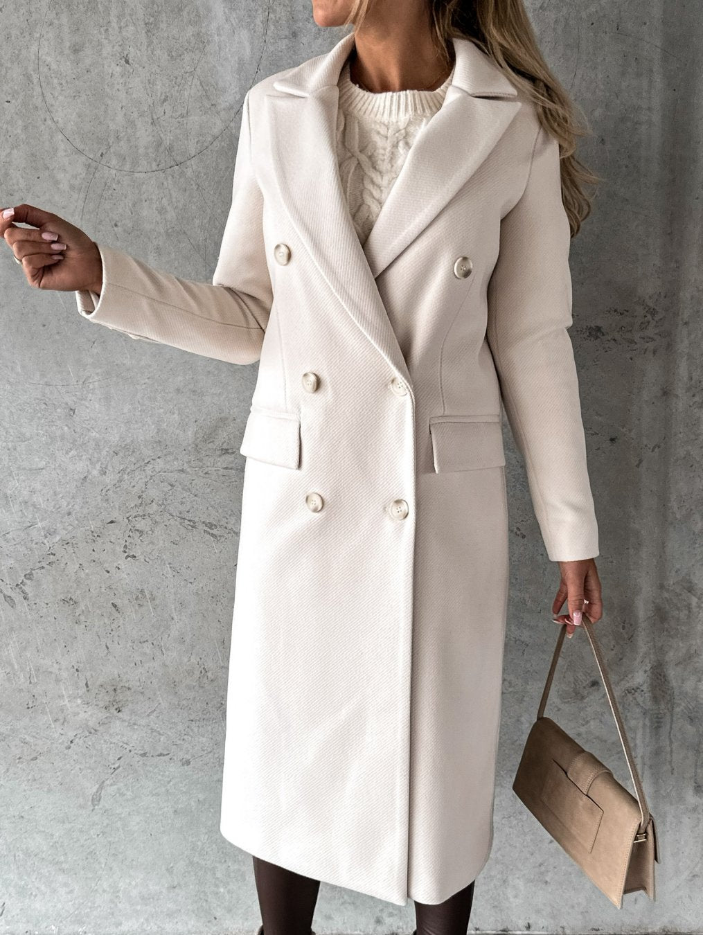 Sarah Woolen Blend Coat