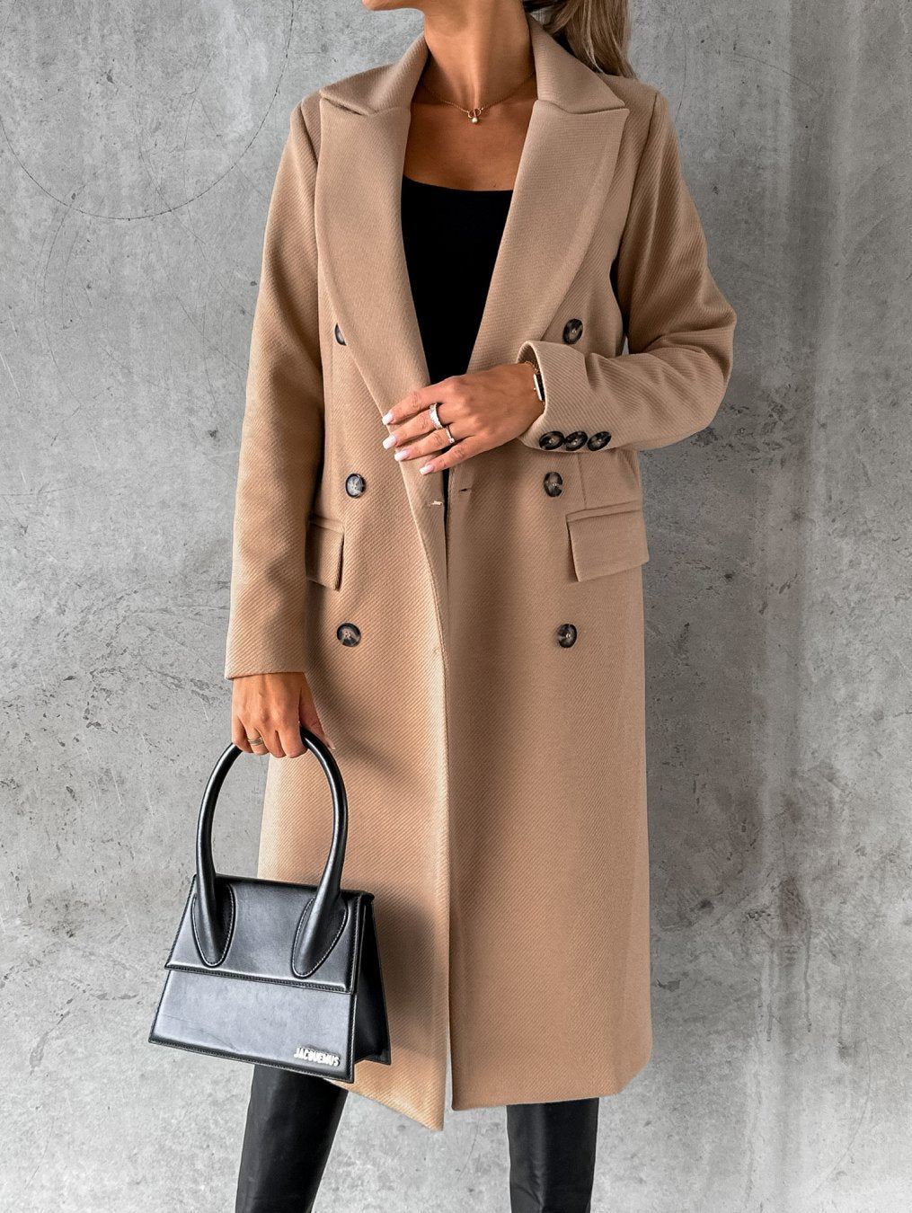 Sarah Woolen Blend Coat