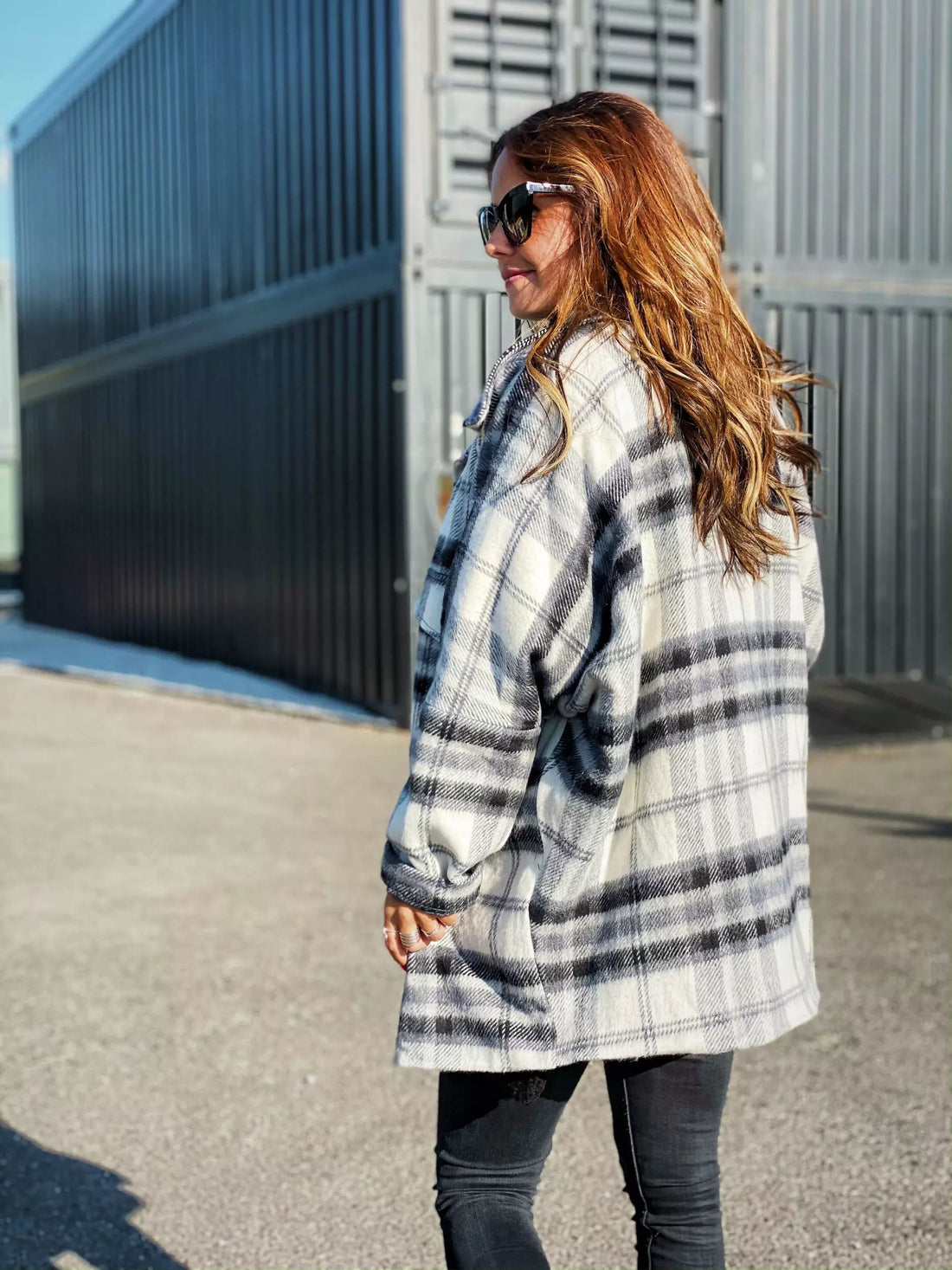 Luzviminda Plaid Coat