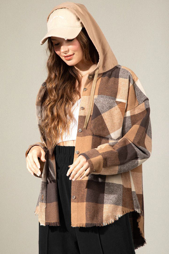 Ruby Plaid Coat