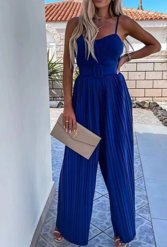 Haddasah Belt Slim Fit Jumpsuit