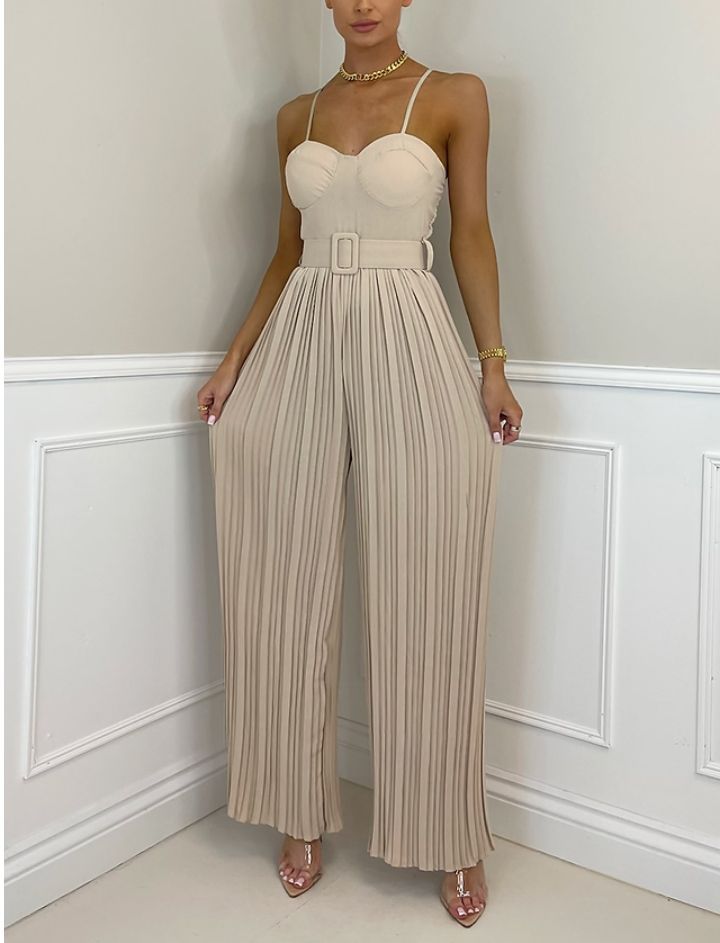 Haddasah Belt Slim Fit Jumpsuit