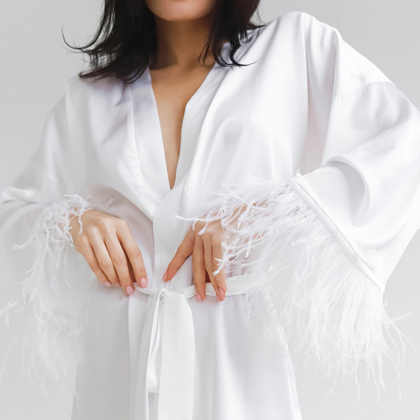 Aria Silk Lingerie Robe