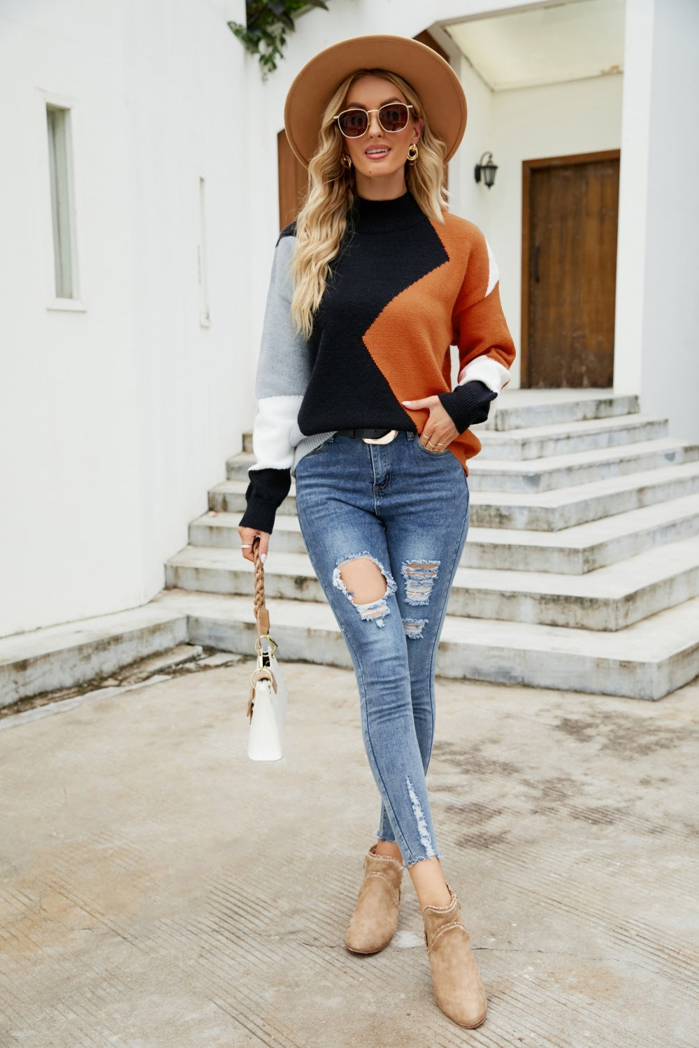 Sonia Neck Sweater