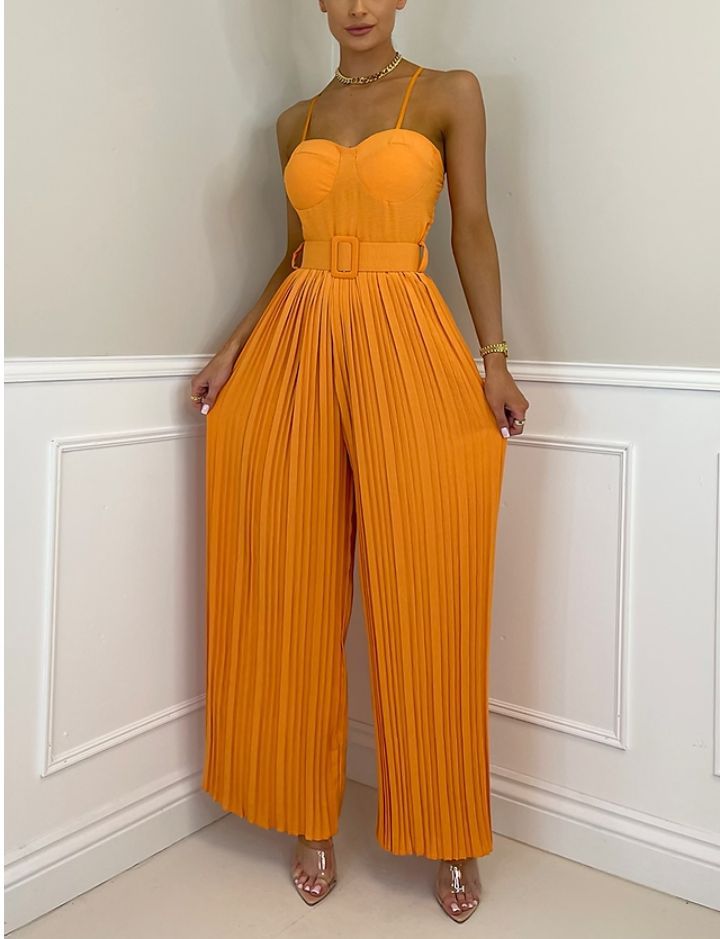 Haddasah Belt Slim Fit Jumpsuit